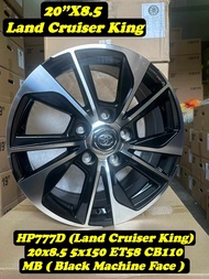 JRHP777D 20x8.5 5x150 ET58 CB110MB BLACK MACHINE FACE