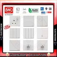 🔥NEW🔥MK HONEYWELL ELEGANT SWITCH & SWITCHES 13A/1G1W/2G1W/3G1W/4G1W/20A/BELL/CAT6/ASTRO SWITCH SOCKE