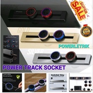 SURFACE POWER LINE TRACK SOCKET/UK 13A TRACK SOCKET ADAPTER /UNIVERSAL/13A/USB TRACK SOCKET WITH LED