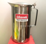 DV I Ca pha chế có nắp rót soup nguyên liệu 2 Lít - Inox 304 I Ca Inox đựng trà đá nước đá. Đồ Gia