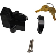 Motorcycle Helmet Lock 7/8" to 1-1/4" 25mm-32mm (Black)