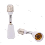 Screw Bulb Extension Adapter E27 to E27 Extender Lamp Socket Base Flexible Position Holder for E27 S