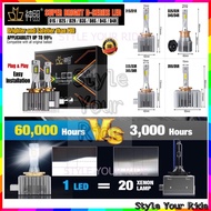 SHENZHAO 2Pcs Super Bright LED More Than HID Light/Canbus TDCU Car LED Headlight D1S/D2R/D4S/D4R/D8S