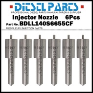 6x Diesel Fuel Injector Injection Nozzle Tip BDLL140S6655 DLL140S64F BDLL140S6655CF 5621702 15451-53