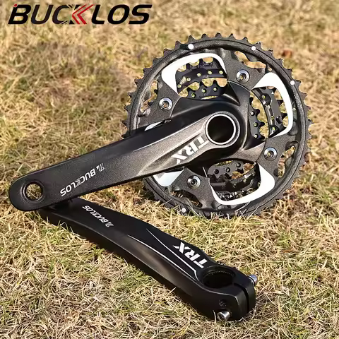 BUCKLOS 104/64 BCD MTB Crankset 3*9S 3*10S 2*10S Mountain Bike Crankset Double Triple Speed Bicycle 