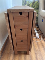 IKEA Norden 摺枱連儲物櫃