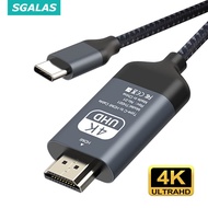 ▧USB C HDMI Cable Type to Thunderbolt 3 Converter for MacBook Huawei Mate 30 Pro Adapter 2m
