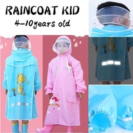 Kid Children Rain Coat Cartoon Dinosaur Unicorn Waterproof Windbreaker Raincoat Baju Hujan Kanak-Kanak 雨衣外套