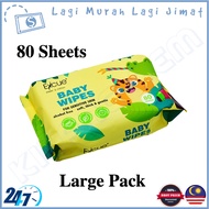 80pcs / Pack Excue Baby Wet Tissue Wipes / Wet Tissue Tisu Basah