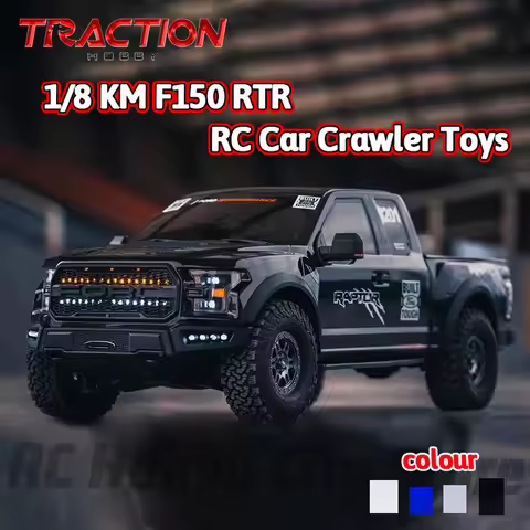 TRACTION HOBBY RC Car 1/8 KM F150 RTR 2.4GHz RC Simulation Electric Remote Control Model Car Crawler