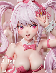 Alice Bunny Cosplay Figure