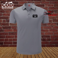 HITAM Distro Polo Collar Nev4d4 Blok Quality Black Premium Quality T-Shirt Tops for Men and Women