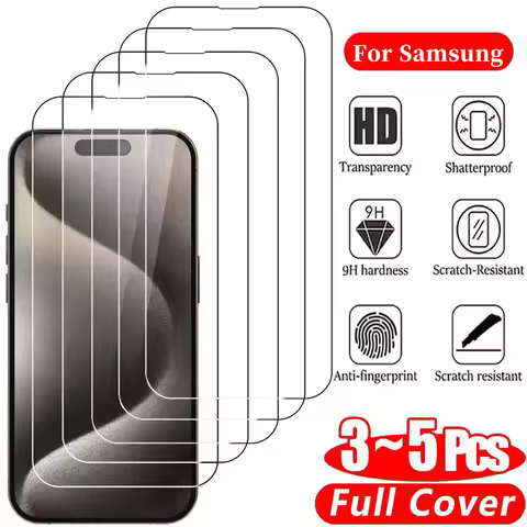 9D Protective Glass Screen Protector For Samsung Galaxy S25 Ultra S24 S23 FE S22 S21 HD Tempered Fil