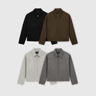 Jacket ROWAY, khaki material, thick, form-fitting | Khaki zip Jacket V2