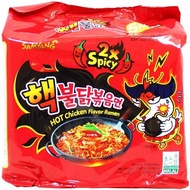 มาม่าซัมยัง Samyang มาม่าเผ็ดเกาหลี รสไก่เผ็ด X2 Hot Chicken Flavor Ramen 2x Spicy (แพ็ค 5 ห่อ)