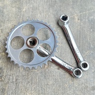 Success Bike - Children's Crank 16 18 BMX MINI Crank 32T Chrome Bike Middle Gear 32T Bicycle Middle 