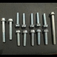 Baut Full Set Cover Tutup Blok Mesin Cvt Yamaha Mio Smile karbu