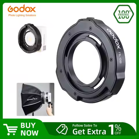 Godox ML-GB Bowens Adapter for ML100Bi & ML60IIBi ML60BI ML60 AD300PRO Godox to Bowens Mount Adapter