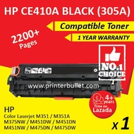 HP 305A CE410A Black Compatible Toner Cartridge For M351 / M351A / M375nw