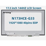 17.3" 144Hz Laptop Screen N173HCE-G33 Fit B173HAN04.4 For Lenovo Legion 5-17ITH6 5-17ACH6H 82JM 82JN