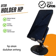 DT10 and DT20 Metal Tablet HP Stand Holder 360 Rotation Multifunctional Iron Phone Holder