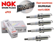 Genuine NGK Laser Iridium Spark Plug 4PCS for Lexus GS300 IS300 NX300 RC300 2.0L