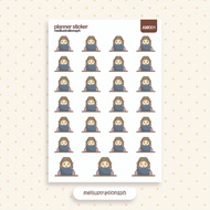WFH Sticker, Online School Sticker, Work Sticker, Cute Planner Sticker, meillustrationsph