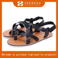 Big Size 37-46 Good Soft Men's Leather Gladiator Sandal Shoes Outdoor Beach Waterproof