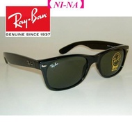 【Original】ray _ Ban sunglasses new black Wayfarer RB 2132 901G-15 glass green lens 52mm VEgv-55