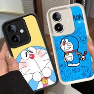 G-27 Doraemon Casing for OPPO A3X A3 A5X A5 Pro A5i 5G Black and white