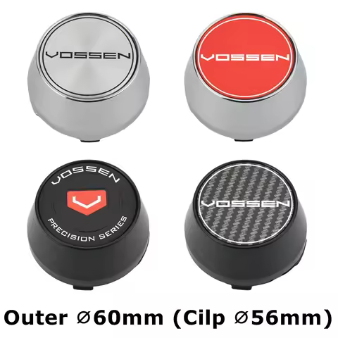 4PCS 60MM OD / 56MM ID Rim Caps VOSSEN Emblem Wheel Center Cap Wheel Cover Hub caps Sport Car Logo T