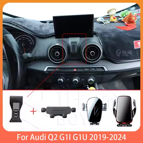 Phone Holde Car For Audi Q2 G11 G1U 2019-2024 Mobile Support Special Fixed Bracket Base Wireless Cha