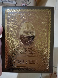 Paket 100 Buku Yasin & Tahlil isi 128 Halaman + Kain Tile + Tasbih + Photo Art Paper