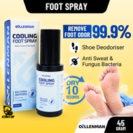 AllenMan, Cooling Foot Spray, Foot Deodorant, Shoe Fresher, Dry & Fresh Foot, 45ml