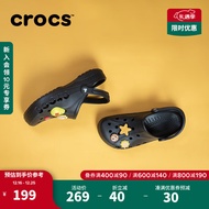 crocs卡骆驰洞洞鞋贝雅男鞋女鞋轻便耐磨一脚蹬拖鞋休闲鞋|10126 黑色-001 43(270mm)