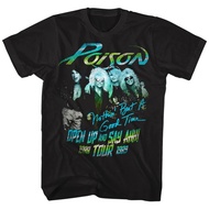 Poison Cd Lgo Open Up And Say Ahh Tour '88 '89 Official Shirt Top New Good Time