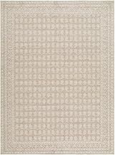 Livabliss x Nabela Noor Home Alo Traditional Border Area Rug, 2'7" x 7'10",Oatmeal