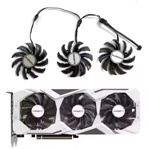 New GPU Fan 75MM 4PIN PLD08010S12HH for Gigabyte RTX2060 2070 2080 Ti RTX2060 RTX2070 Super Gaming G