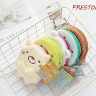 PRESTON Sumikko Gurashi Plush Purse Cute Women Girl Wallet Hang Pendant Headset Bag Plush Toy Japanese Cartoon USB Cable Bag