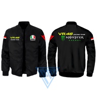 Jaket Bomber Waterproof Anti Air Premium Valentino Rossi Vr 46 Team Racing