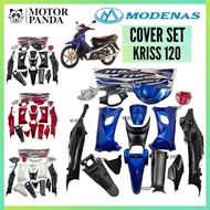 MODENAS KRISS120 KRISS 120 COVERSET COMPLETE(FREE STICKER+HEAD LAMP+TAIL LAMP)COVER SET BODY CAVER K