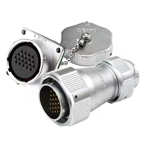 WEIPU WY28 TE+Z Waterproof Connector Adapter 2 3 4 7 8 10 12 16 17 20 24 26Pin For Solar LED Screen 