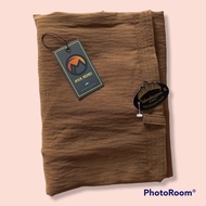 KHIMAR BERGO KALEZA SIZE XL VALENSHAQUEEN HIJAB BAHAN CRINKLE AIRFLOW NON PED BERGO TALI JUMBO IKKA