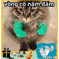 Cat toys, muscle collar accessories, make your cat more cute Mohi 3D