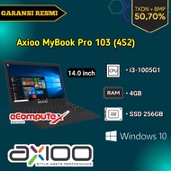 LAPTOP MYBOOK AXIOO PRO 103 (4S2) i3 / 4GB / SSD 256GB 14" TKDN- RESMI