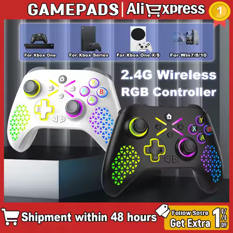 2.4G Wireless Controller For Xbox One/xbox Series X/S/PC With 650mah Battery gamepad Multi-Function 