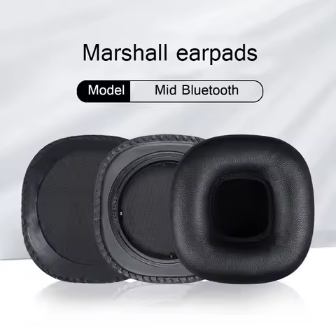 Replacement Ear Pads Sponge Soft Foam Cushion Headband Suitable For Marshall MID ANC Bluetooth Headp