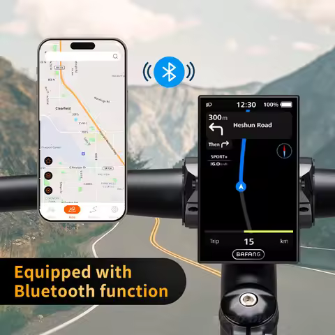 Bafang DPC010 CAN Display CN Version Speedometer Bluetooth with Navigation & Adjustable Speed Limit,