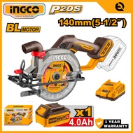 INGCO 20V 5-1/2" CORDLESS CIRCULAR SAW | BRUSHLESS MOTOR | CSLI14021 CSLI1402