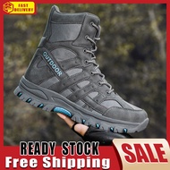 2023 Large Size High-top Military Boots Autumn Hiking Shoes Rubber Outsole Jungle Sports Combat Men'